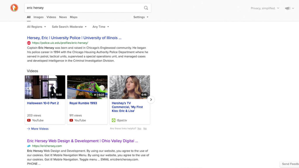 Eric Hersey Search Results
