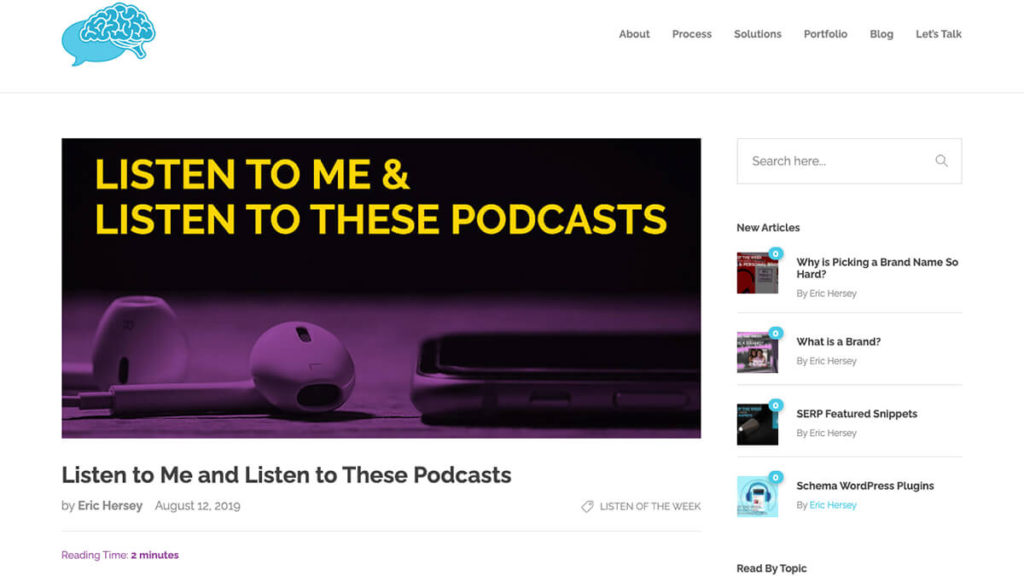 Listen to Me and Listen to These Podcasts Screenshot