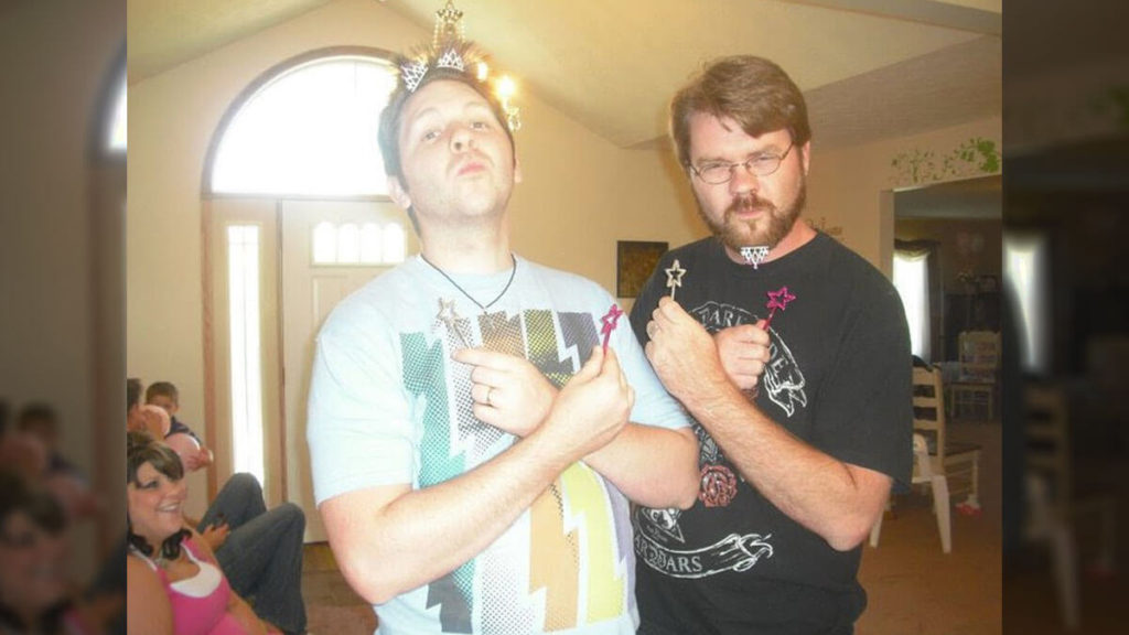 Eric and Todd Hersey acting like Princesses