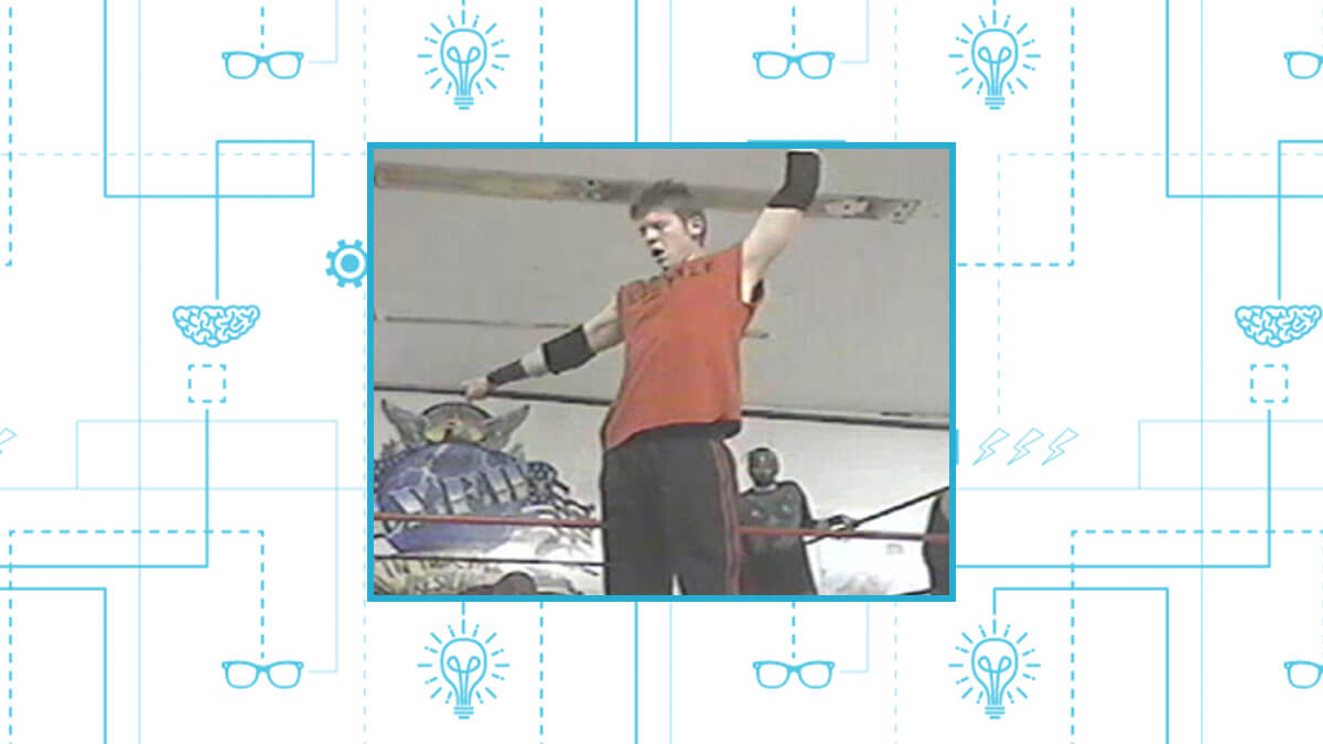 Eric Hersey as Wrestler Hostile in IYFW (In Your Face Wrestling) Weirton WV