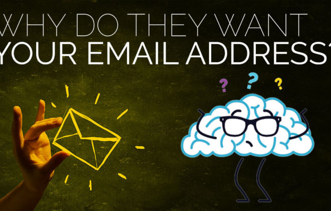 Why Do They Want Your Email Address with Caine the Brain