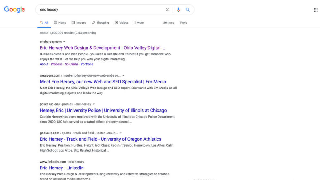 Eric Hersey Search Results